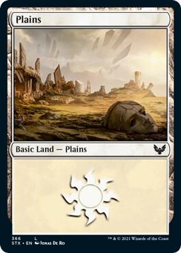 Plains 366 366 (Strixhaven: School of Mages)  - Foil | Good Games Adelaide SA