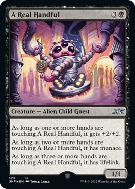 A Real Handful Galaxy Foil 373 (Unfinity)  - Foil | Good Games Adelaide SA