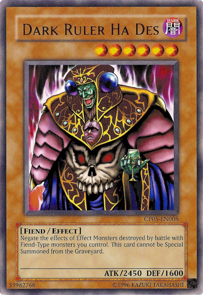 Dark Ruler Ha Des [CP05-EN008] Rare | Good Games Adelaide SA