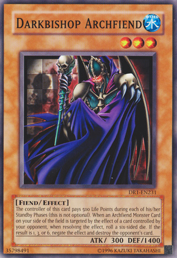 Darkbishop Archfiend [DR1-EN231] Common | Good Games Adelaide SA