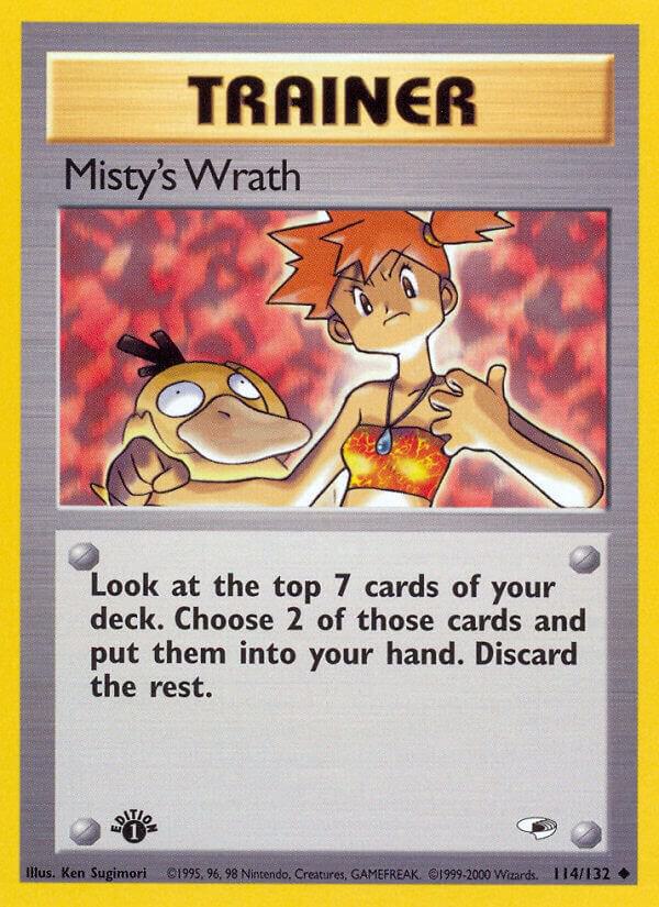 Misty's Wrath 114/132 (Gym Heroes)  - 1st Edition | Good Games Adelaide SA