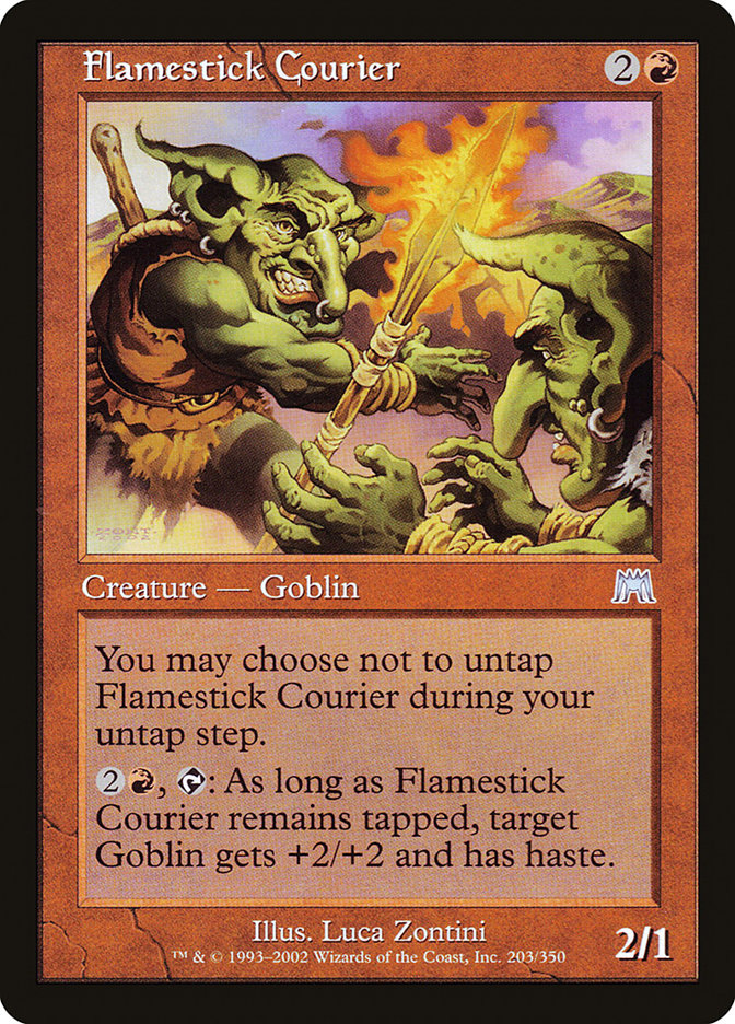 Flamestick Courier 203 (Onslaught)  | Good Games Adelaide SA