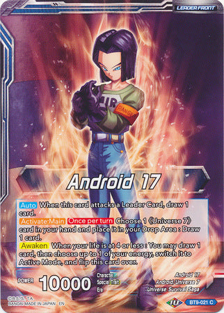 Android 17 // Android 17, Universal Guardian [BT9-021] | Good Games Adelaide SA