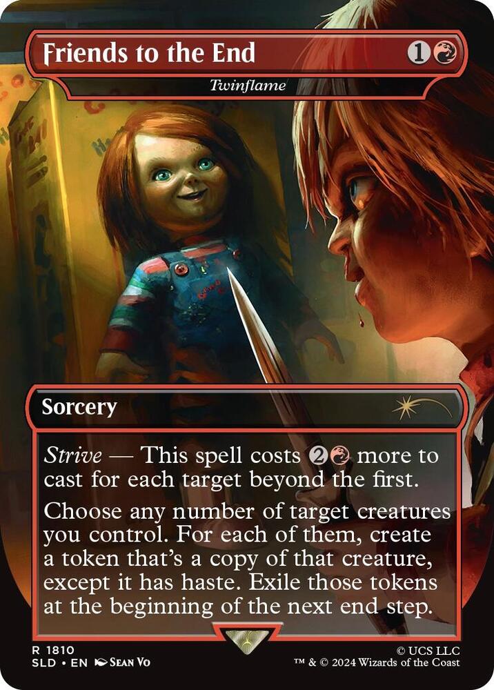 Friends to the End Twinflame 1810 (Secret Lair Drop Series)  - Foil | Good Games Adelaide SA