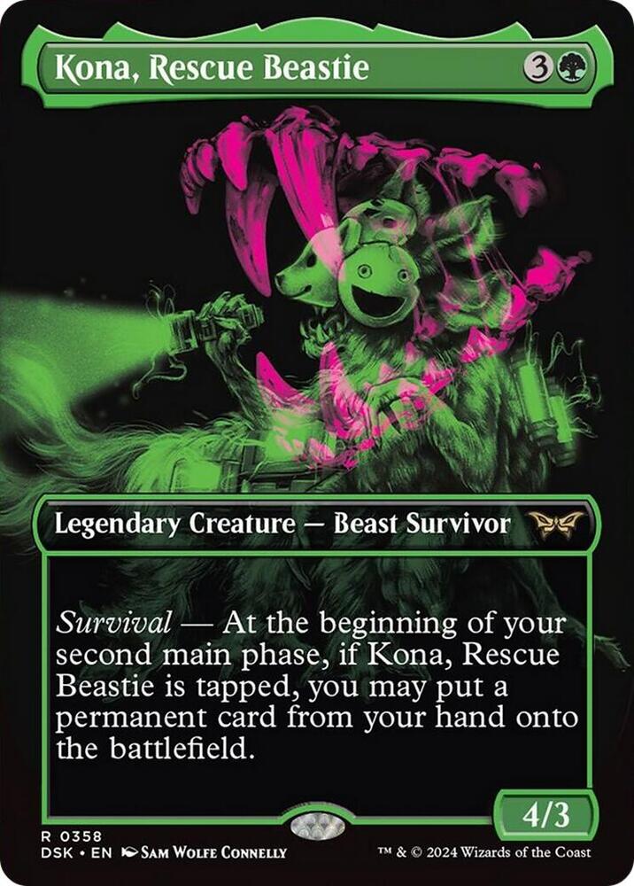 Kona, Rescue Beastie 358 (Duskmourn: House of Horror)  - Foil | Good Games Adelaide SA