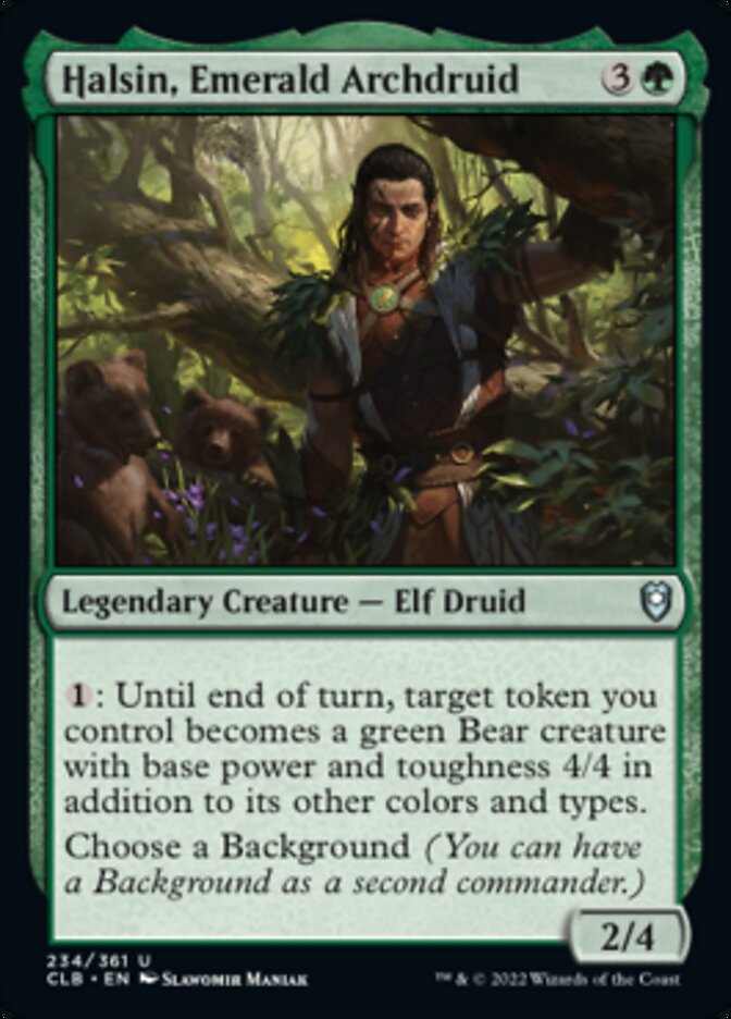 Halsin, Emerald Archdruid [Commander Legends: Battle for Baldur's Gate] | Good Games Adelaide SA