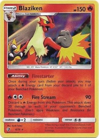 Blaziken 6 70 Dragon Majesty 006/070 (Deck Exclusives)  | Good Games Adelaide SA