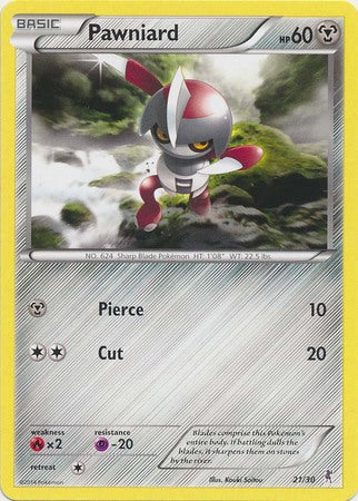 Pawniard (21/30) [XY: Trainer Kit 1 - Bisharp] | Good Games Adelaide SA