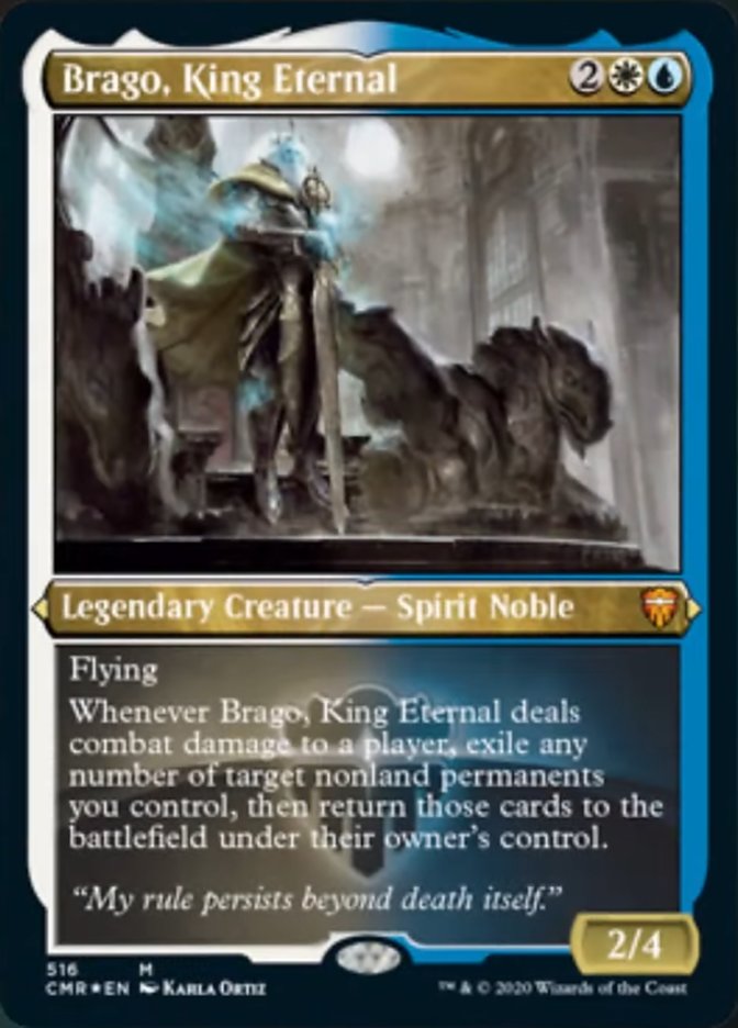 Brago, King Eternal (Foil Etched) [Commander Legends] | Good Games Adelaide SA
