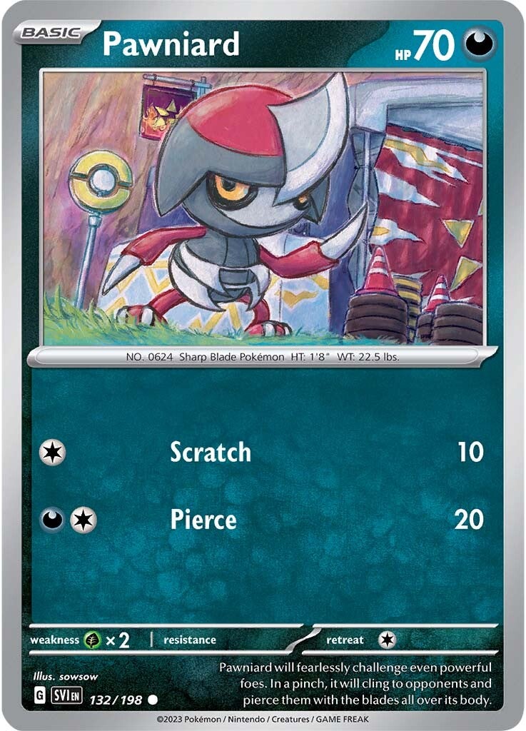 Pawniard (132/198) [Scarlet & Violet: Base Set] | Good Games Adelaide SA