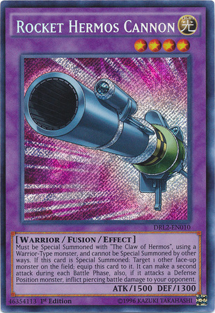 Rocket Hermos Cannon [DRL2-EN010] Secret Rare | Good Games Adelaide SA