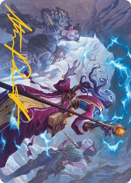 True Polymorph Art Card Gold Stamped Signature 43 (Art Series: Adventures in the Forgotten Realms)  | Good Games Adelaide SA