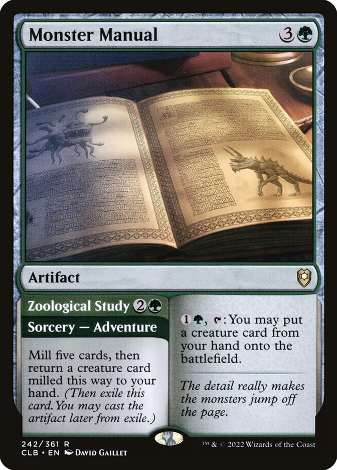 Monster Manual 242 (Commander Legends: Battle for Baldur's Gate)  - Foil | Good Games Adelaide SA