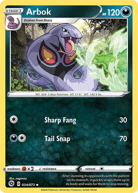Arbok 34/73 (Champion's Path)  | Good Games Adelaide SA