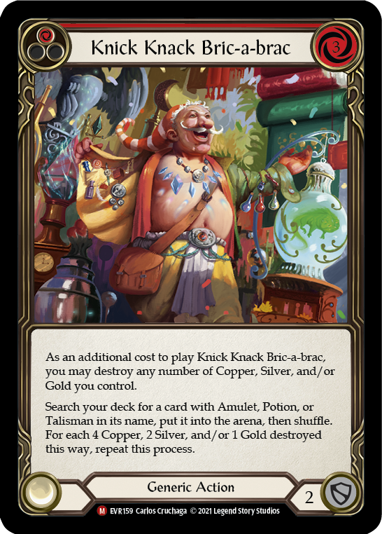 Knick Knack Bric-a-brac [EVR159] (Everfest)  1st Edition Rainbow Foil | Good Games Adelaide SA