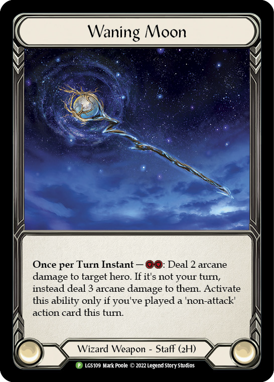 Waning Moon [LGS109] (Promo)  Cold Foil | Good Games Adelaide SA
