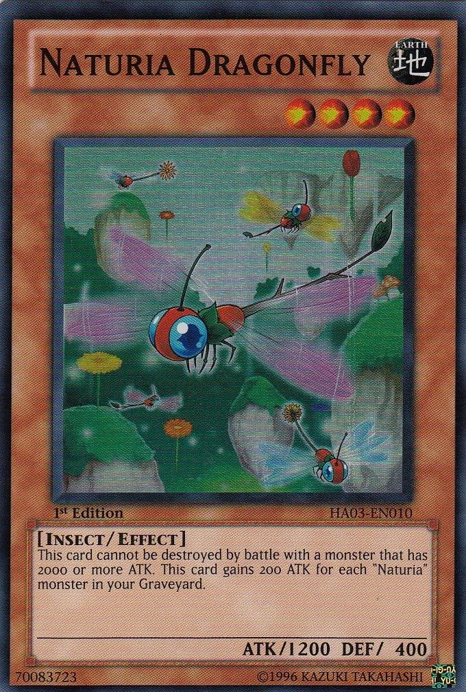 Naturia Dragonfly [HA03-EN010] Super Rare | Good Games Adelaide SA