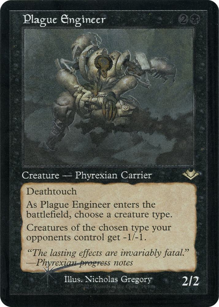Plague Engineer 14 (Modern Horizons)  - Retro Etched Foil | Good Games Adelaide SA