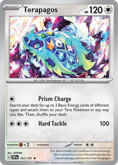 Terapagos 161/191 (SV08: Surging Sparks)  - Holofoil | Good Games Adelaide SA