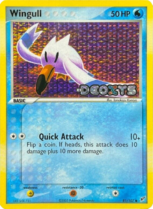 Wingull (81/107) (Stamped) [EX: Deoxys] | Good Games Adelaide SA