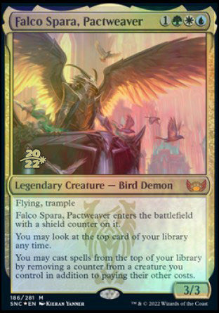 Falco Spara, Pactweaver [Streets of New Capenna Prerelease Promos] | Good Games Adelaide SA