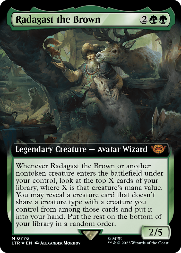 Radagast the Brown (Extended Art) (Surge Foil) [The Lord of the Rings: Tales of Middle-Earth] | Good Games Adelaide SA