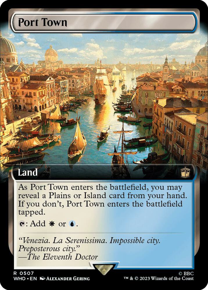Port Town 507 (Universes Beyond: Doctor Who)  - Foil | Good Games Adelaide SA