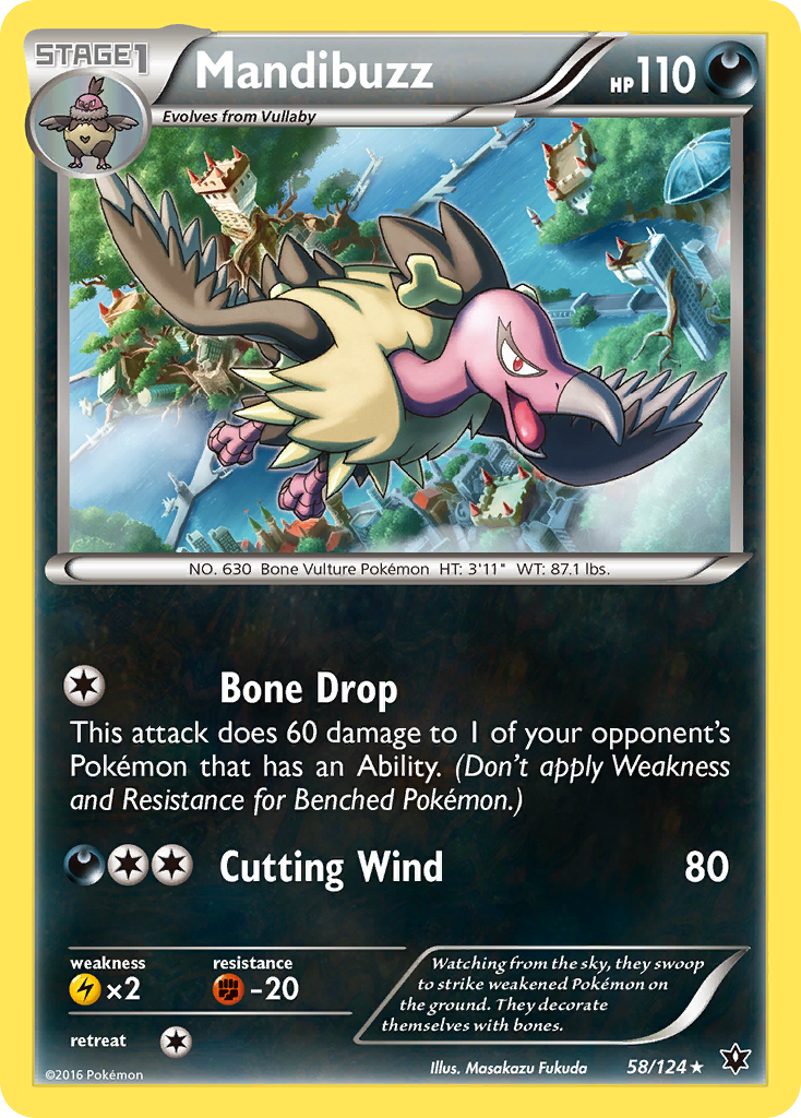 Mandibuzz (58/124) [XY: Fates Collide] | Good Games Adelaide SA
