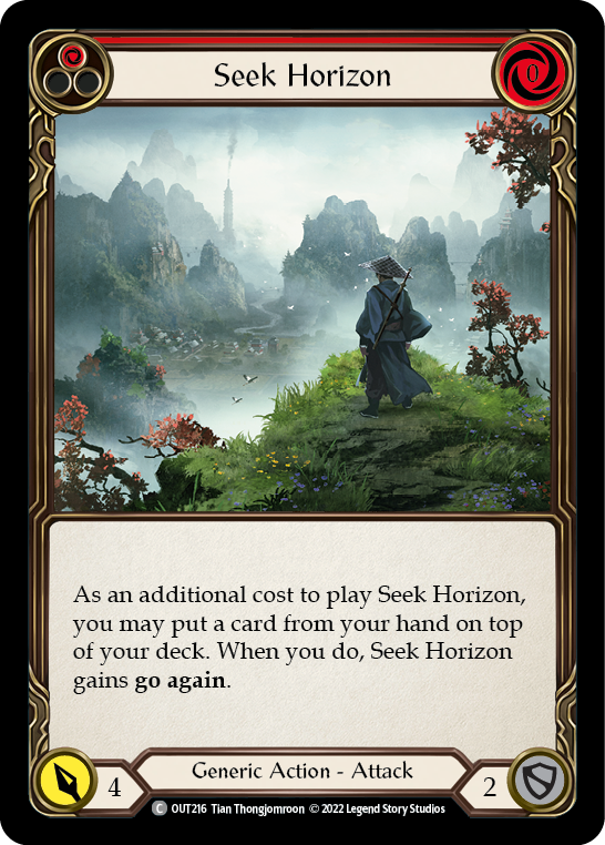 Seek Horizon (Red) [OUT216] (Outsiders) | Good Games Adelaide SA