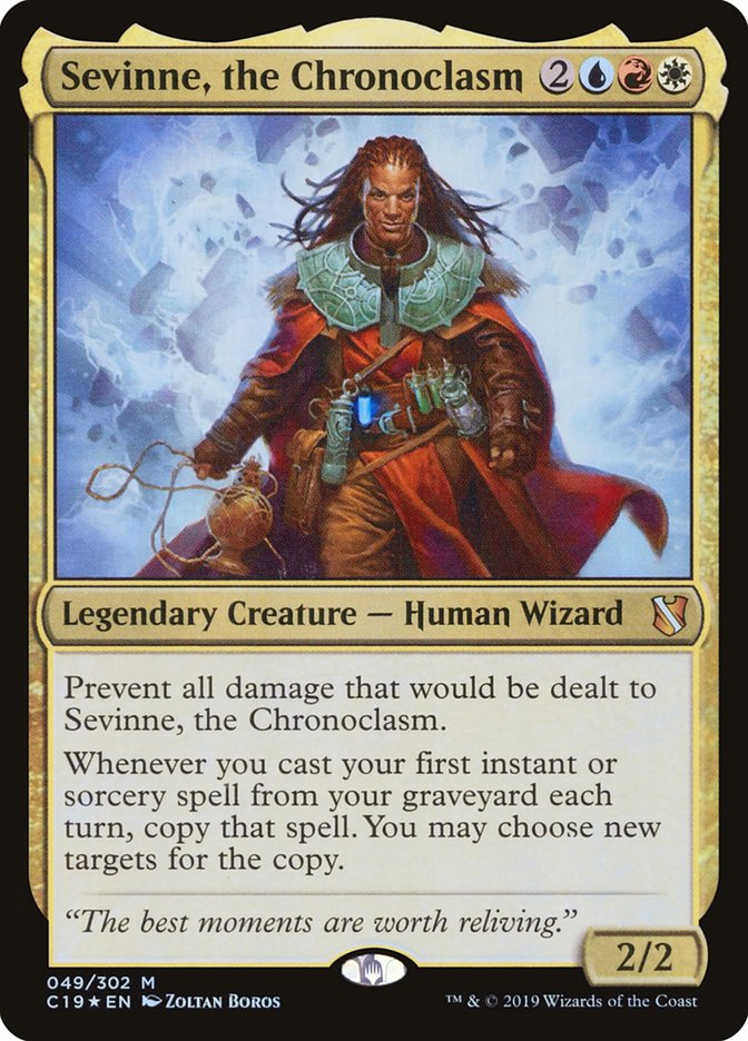 Sevinne, the Chronoclasm 49 (Commander 2019)  - Foil | Good Games Adelaide SA