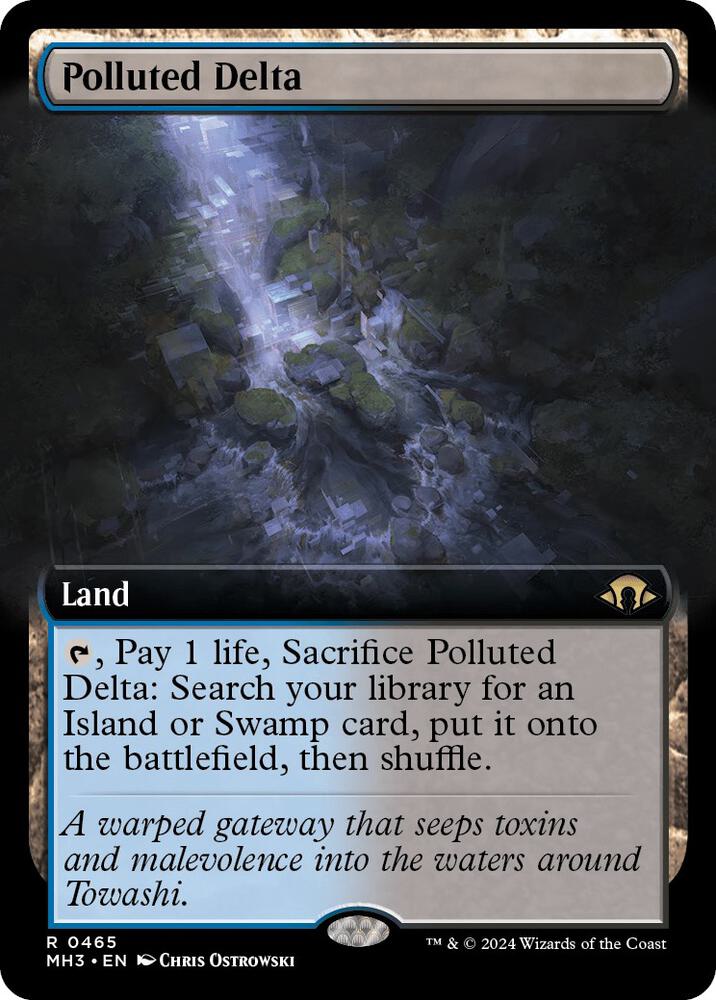 Polluted Delta 465/319 (Modern Horizons 3)  - Extended Art | Good Games Adelaide SA