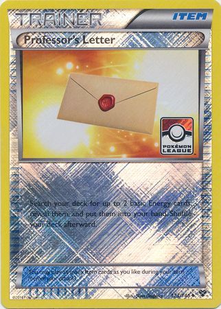 Professor's Letter (123/146) (League Promo) [XY: Base Set] | Good Games Adelaide SA