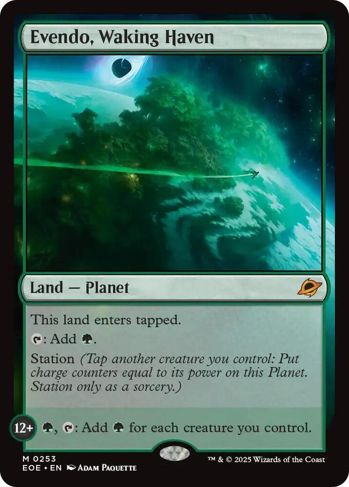 Evendo, Waking Haven 253 (Edge of Eternities)  - Foil | Good Games Adelaide SA