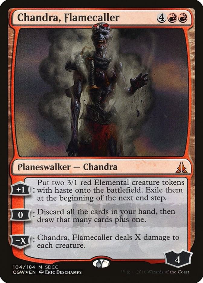 Chandra, Flamecaller 104 (Media Promos)  - Foil | Good Games Adelaide SA