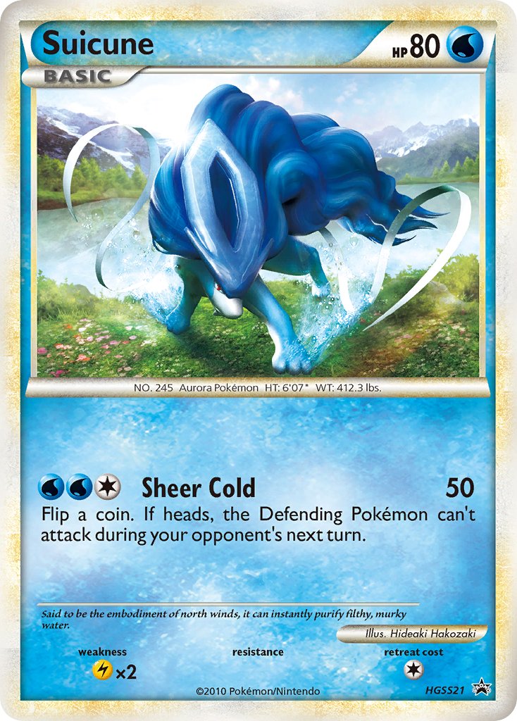 Suicune (HGSS21) [HeartGold & SoulSilver: Black Star Promos] | Good Games Adelaide SA
