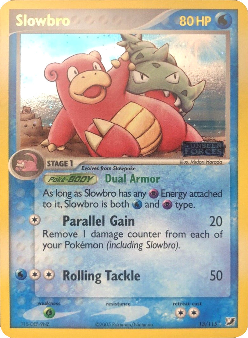 Slowbro (13/115) (Stamped) [EX: Unseen Forces] | Good Games Adelaide SA