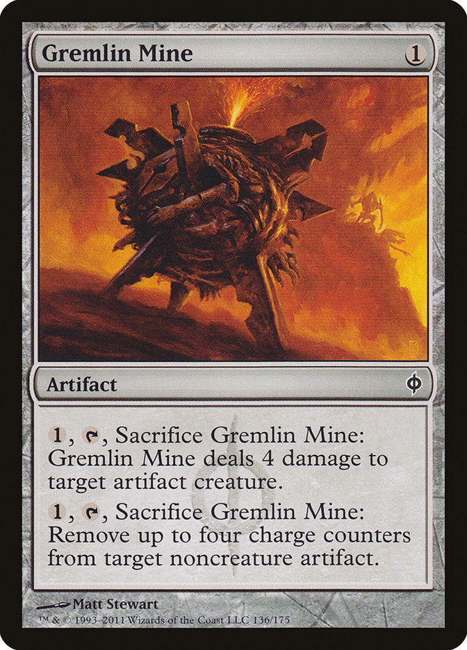 Gremlin Mine 136 (New Phyrexia)  - Foil | Good Games Adelaide SA