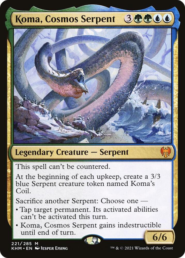Koma, Cosmos Serpent 221 (Kaldheim)  | Good Games Adelaide SA