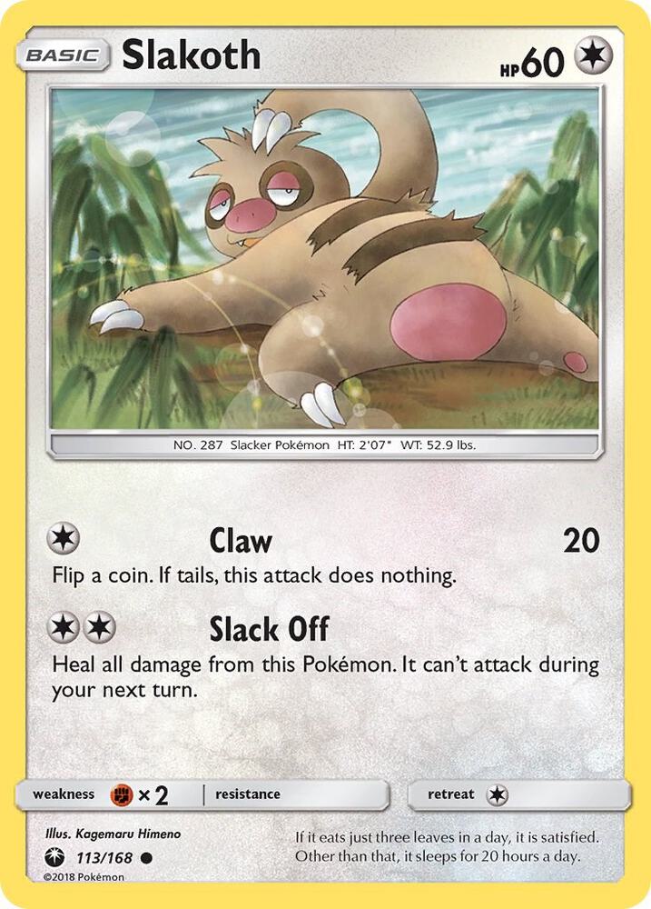 Slakoth 113/168 (SM - Celestial Storm)  | Good Games Adelaide SA