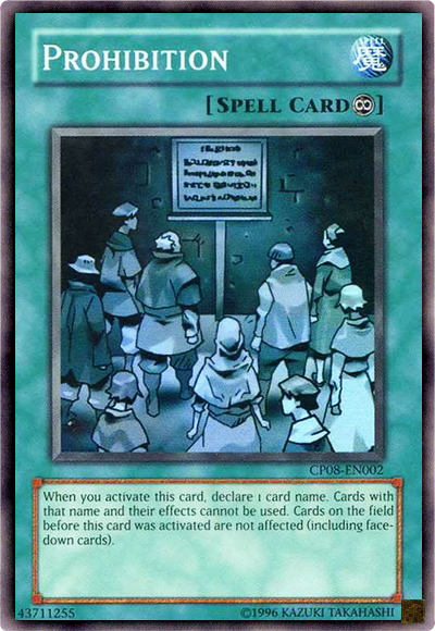 Prohibition [CP08-EN002] Super Rare | Good Games Adelaide SA