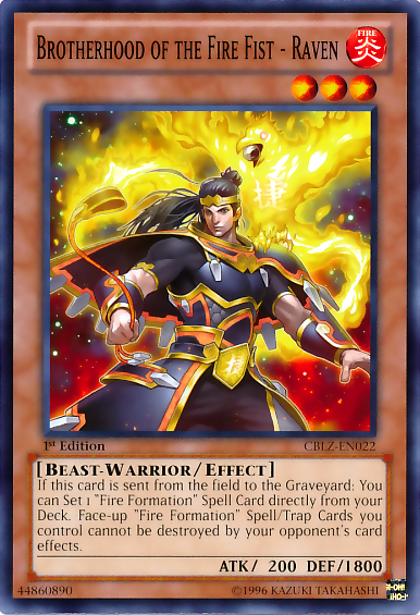 Brotherhood of the Fire Fist - Raven [CBLZ-EN022] Common | Good Games Adelaide SA