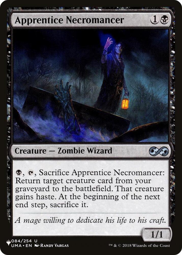 Apprentice Necromancer 084/254 (The List Reprints)  | Good Games Adelaide SA