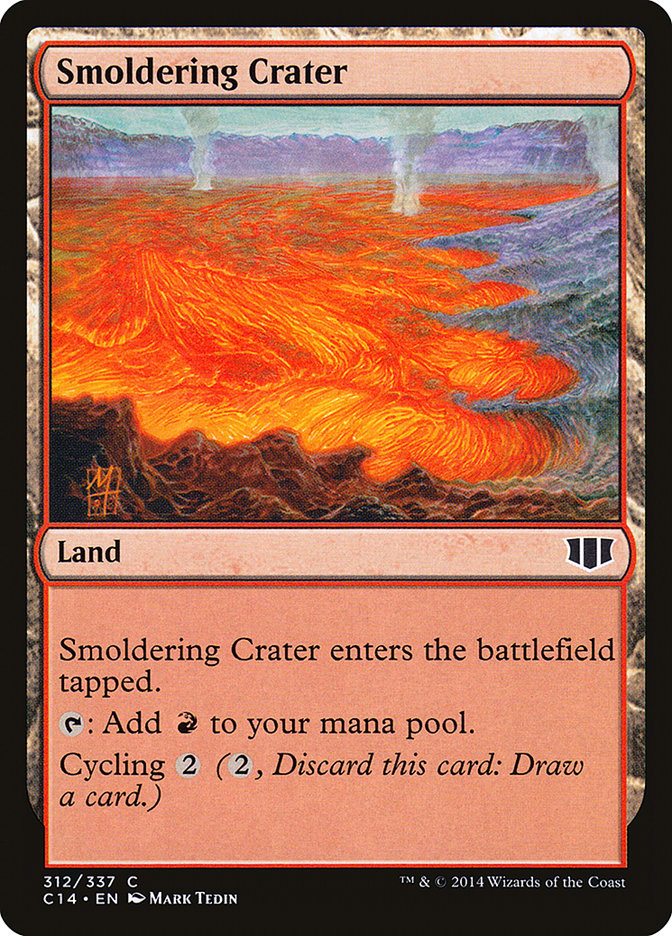Smoldering Crater [Commander 2014] | Good Games Adelaide SA