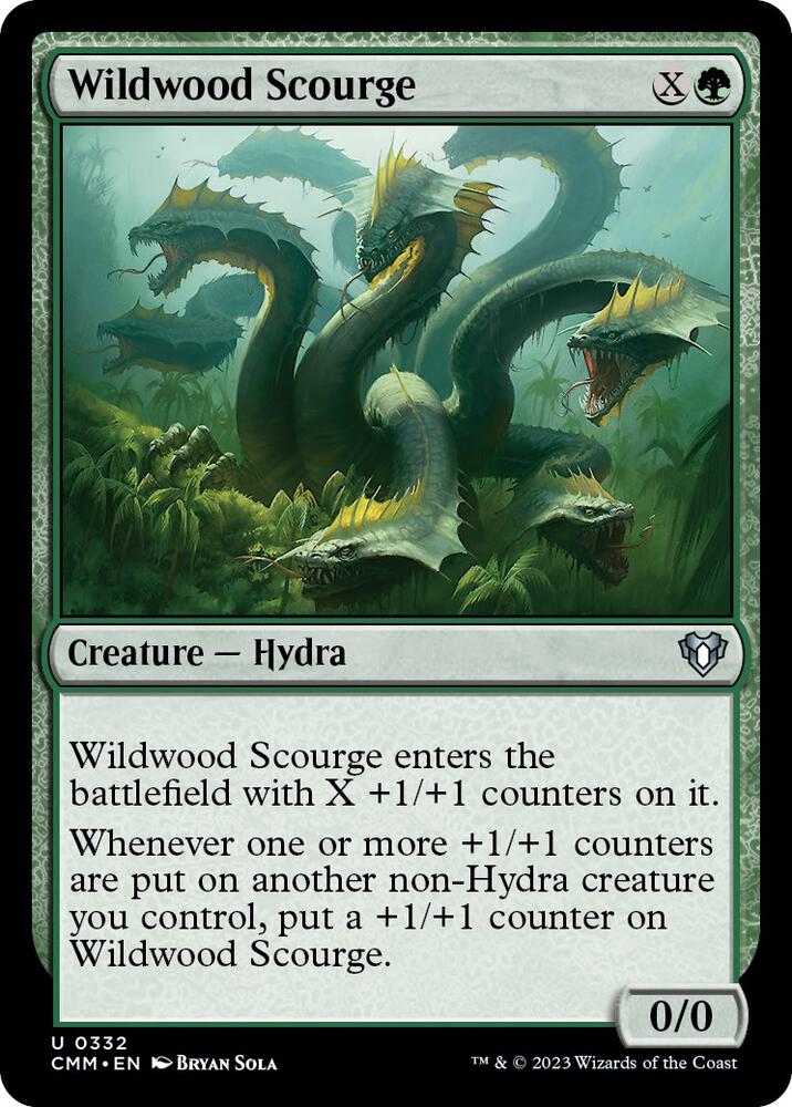 Wildwood Scourge 332 (Commander Masters)  - Foil | Good Games Adelaide SA