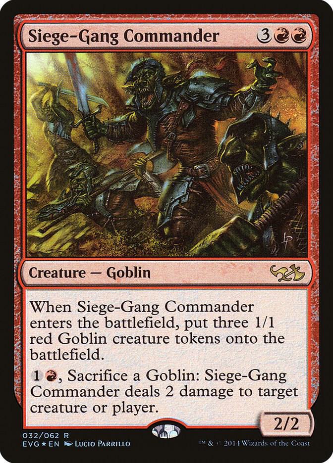 Siege Gang Commander 32 (Duel Decks: Anthology)  - Foil | Good Games Adelaide SA