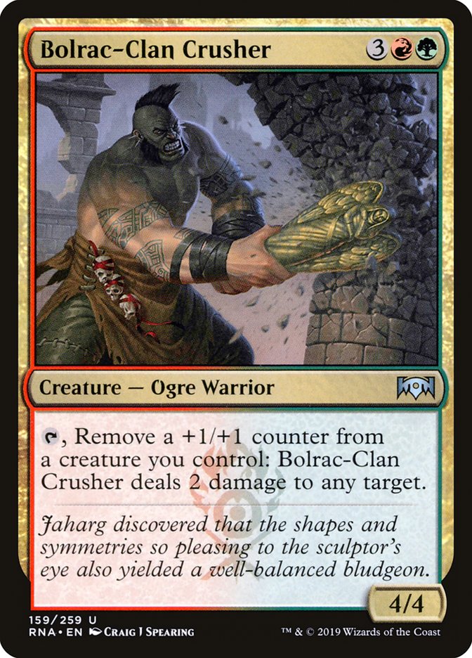 Bolrac-Clan Crusher 159 (Ravnica Allegiance)  - Foil | Good Games Adelaide SA