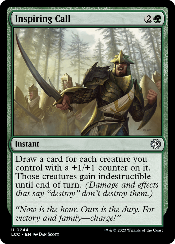 Inspiring Call [The Lost Caverns of Ixalan Commander] | Good Games Adelaide SA