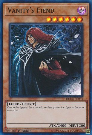 Vanity's Fiend [DUDE-EN034] Ultra Rare | Good Games Adelaide SA