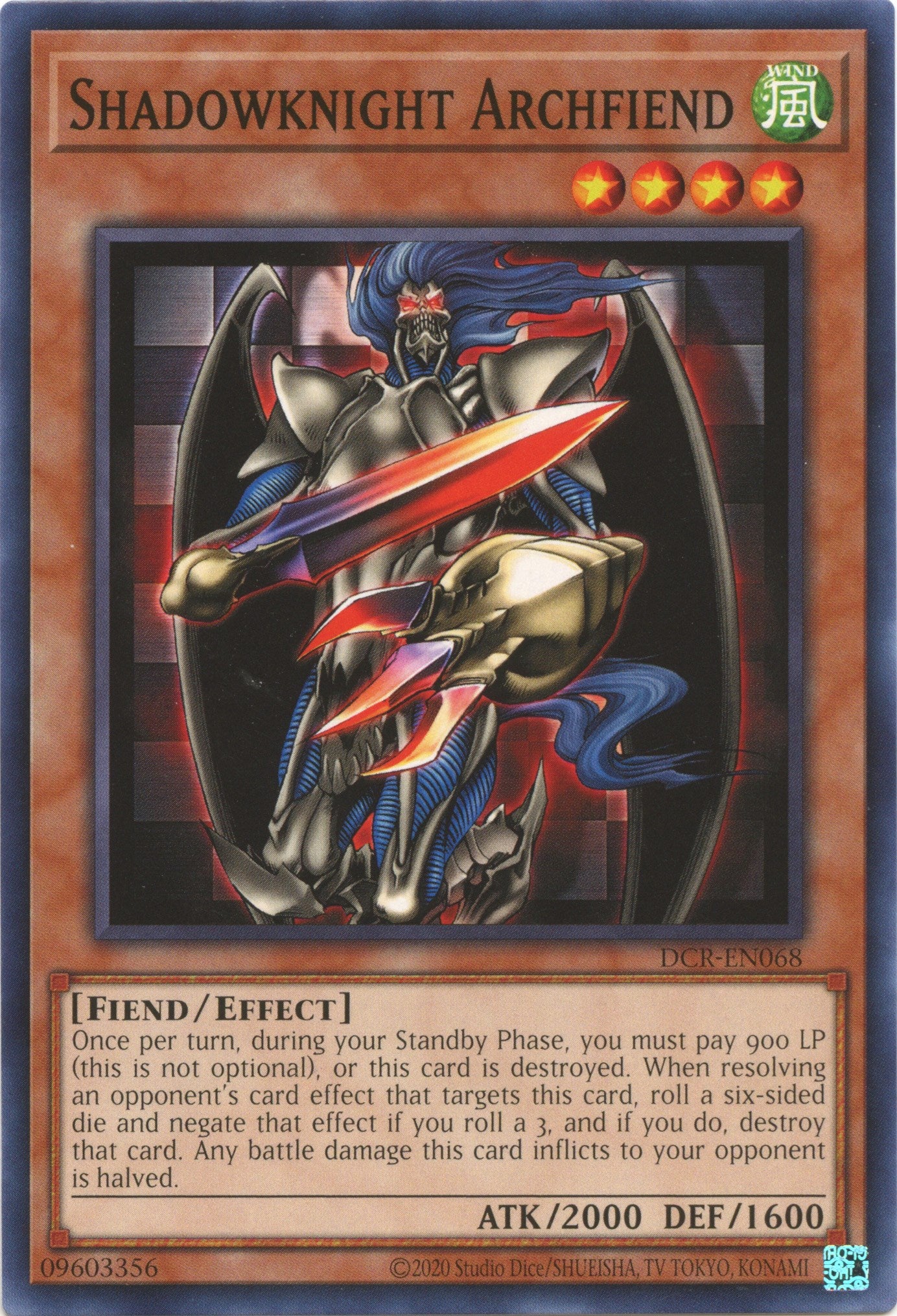 Shadowknight Archfiend (25th Anniversary) [DCR-EN068] Common | Good Games Adelaide SA
