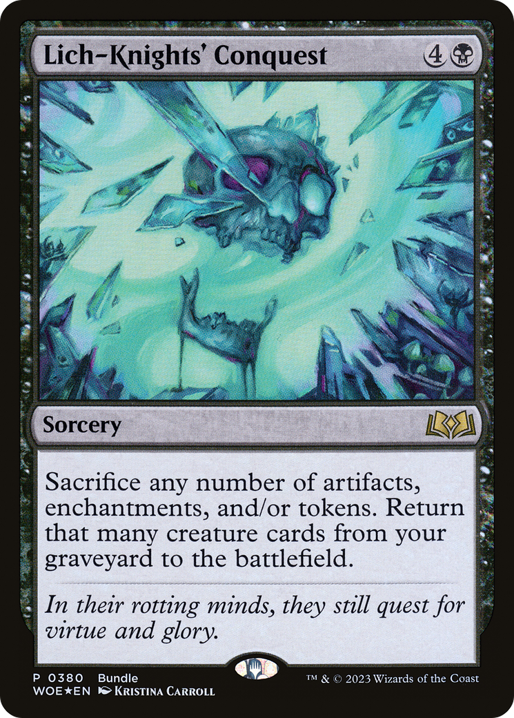 Lich-Knights' Conquest (Bundle) [Wilds of Eldraine Promos] | Good Games Adelaide SA